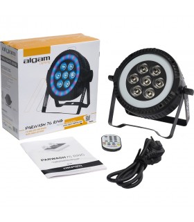 Algam Lighting PARWASH76-RING LED 7x6W RGBW + RING RGB