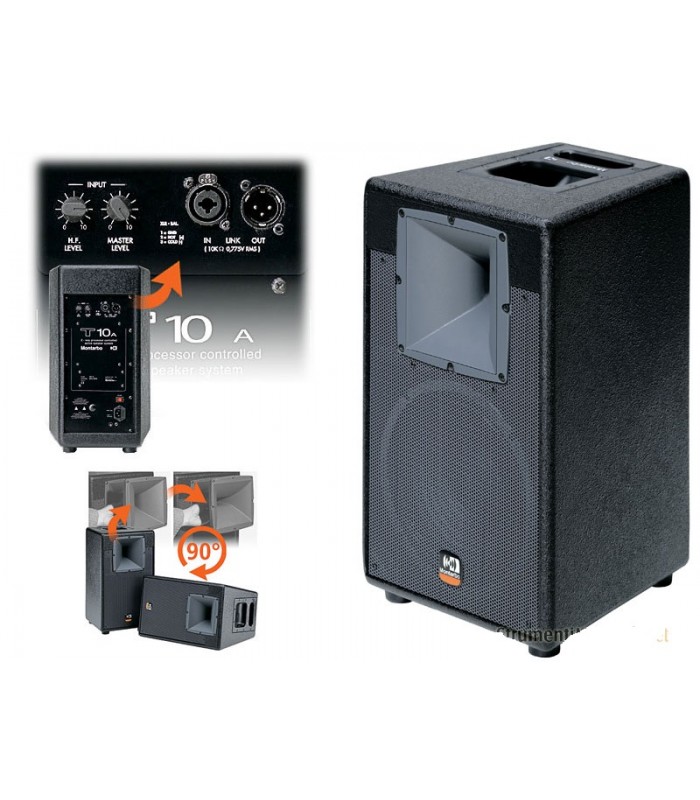 COPPIA MONTARBO T10A CASSA ATTIVA 10'' 300W