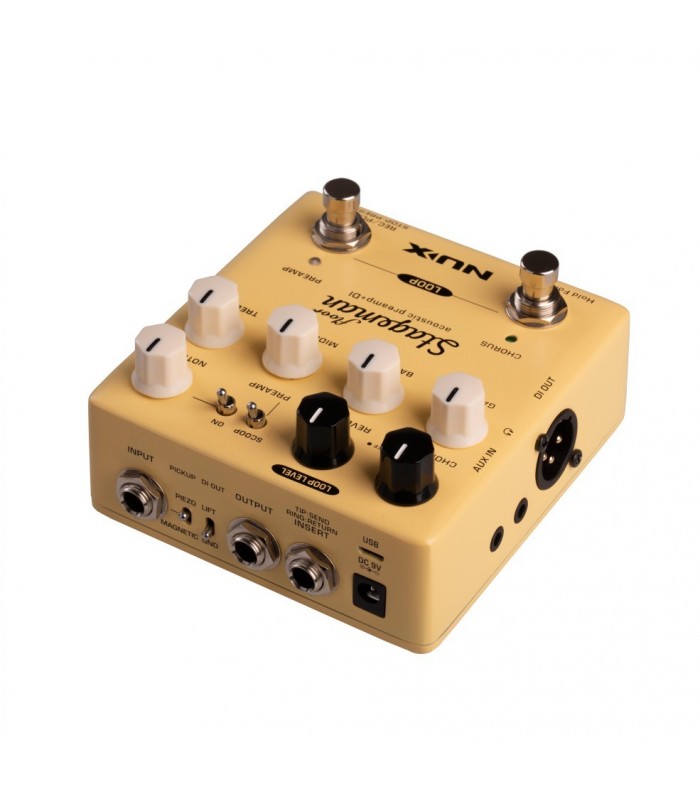 NUX STAGEMAN FLOOR NAP-5 PREAMP ACUSTICO & D.I.