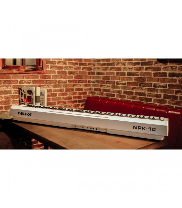 PIANO DIGITALE PORTATILE NUX NPK-10 WHITE