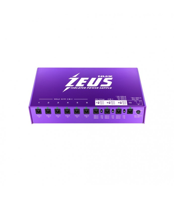 NUX ZEUS NIP-Z10 ALIMENTATORE MULTIPLO 10 OUT