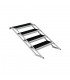 Scala con 4 gradini regolabile da 60 a 100 cm CL-ADST4S-60