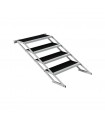 Scala con 4 gradini regolabile da 60 a 100 cm CL-ADST4S-60