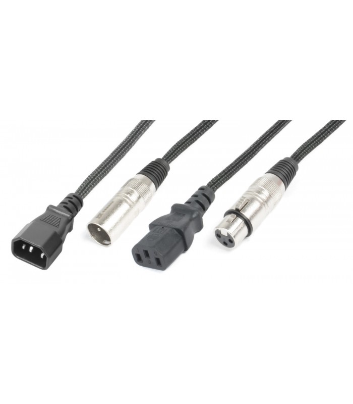 PD Connex CX09-15 IEC M/XLR M-IEC F/XLR F 15m
