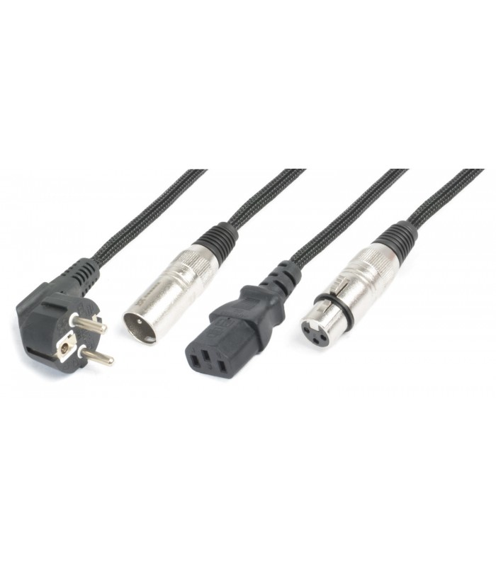 PD Connex CX10-15 Shuko/XLR M-IEC F/XLR F 15m