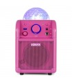 Vonyx SBS50P BT Karaoke Sp Mic LED PINK