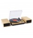 Fenton RP165L Record Player+Sp.BT LightWood