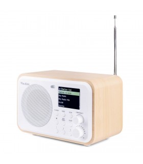 Audizio Milan DAB+ Radio BT FM Batt White