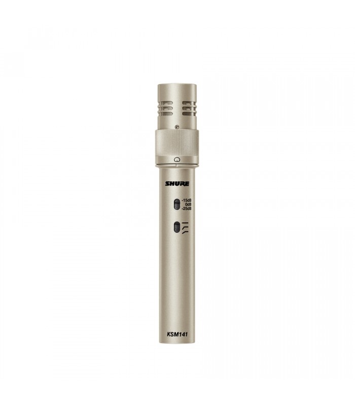 Shure KSM141SLSTEREO Coppia microfoni condensatore, cardiode, omnidirezionale