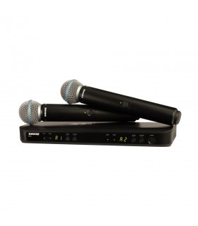 Shure BLX288E-B58 Ricevitore, 2x trasmettitori a gelato, 2x BETA58. (M17)
