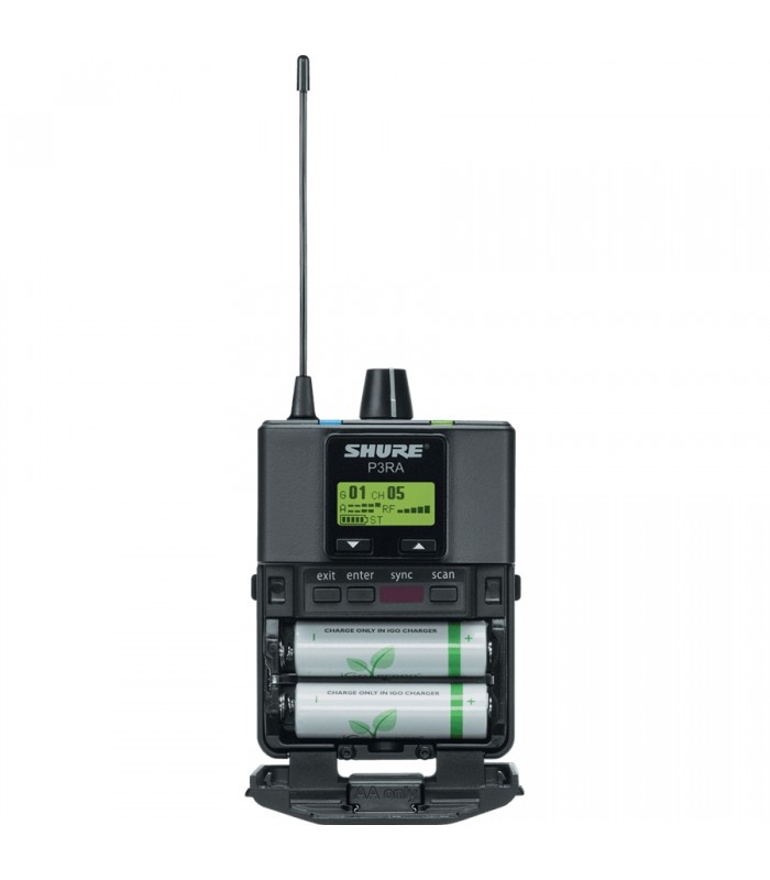 Shure P3RA Ricevitore bodypack stereo Pro PSM300. (L19)
