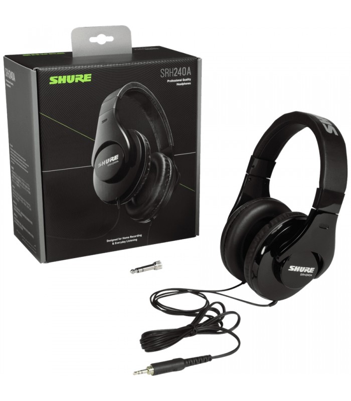 Shure SRH240A-BK Cuffia circumaurale chiusa