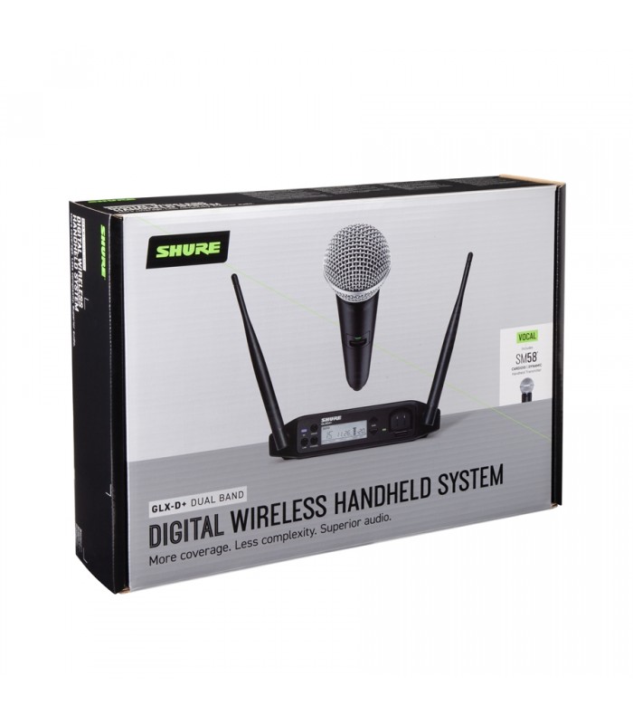 Shure GLXD24+ con SM58 Sistema Wireless
