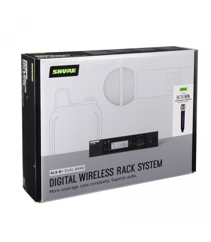 Shure GLXD24R+ con Beta 87A Sistema Wireless