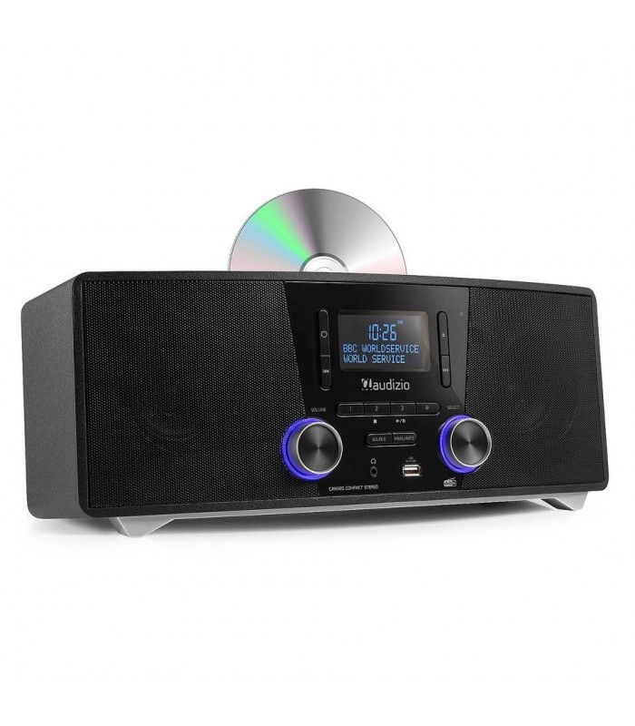 Audizio Cannes Compact Stereo DAB,CD,BT blk