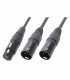 PD Connex CX140 Cable Splitter XLR F-2 XLR M