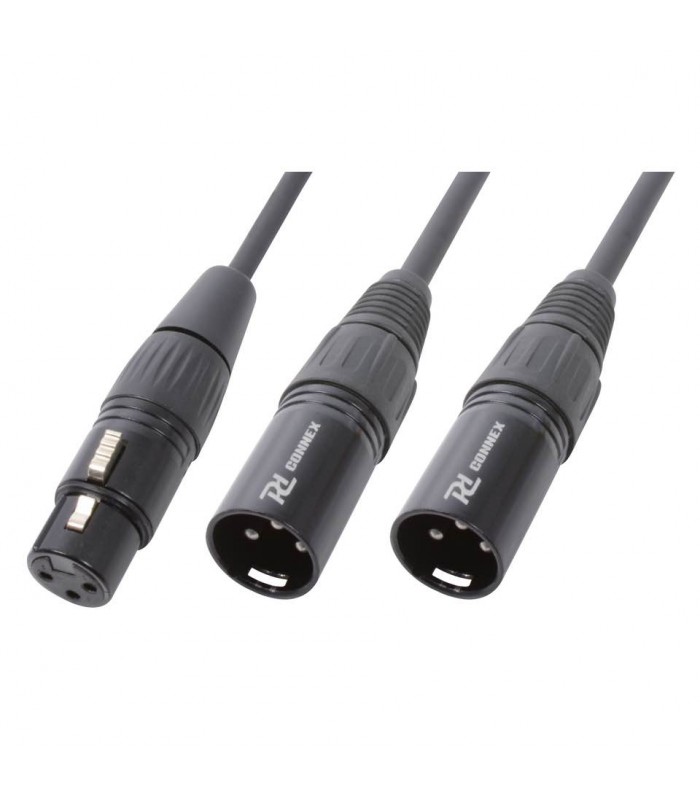 PD Connex CX140 Cable Splitter XLR F-2 XLR M