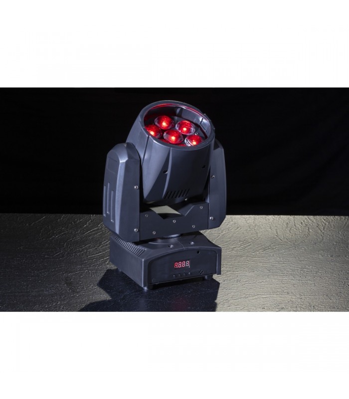 SOUNDSATION MOOD 715Z WASH TESTA MOBILE LED WASH CON ZOOM 7x15W