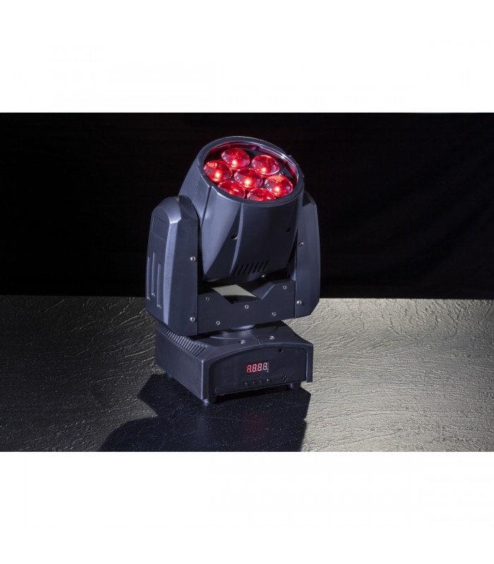 SOUNDSATION MOOD 715Z WASH TESTA MOBILE LED WASH CON ZOOM 7x15W