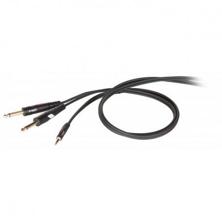 DIE HARD DHG545LU3 CAVO AUDIO PROFESSIONALE MINI JACK 3.5mm 2 JACK 6,3mm