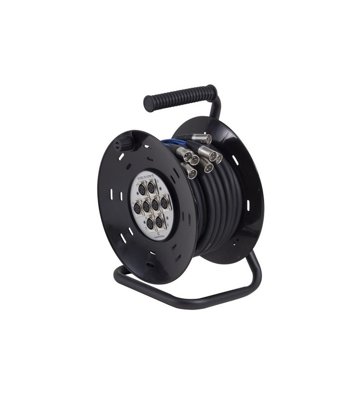 SOUNDSATION SCBD10-008-20 STAGE BOX 8 IN CON AVVOLGITORE E CAVO DA 20MT