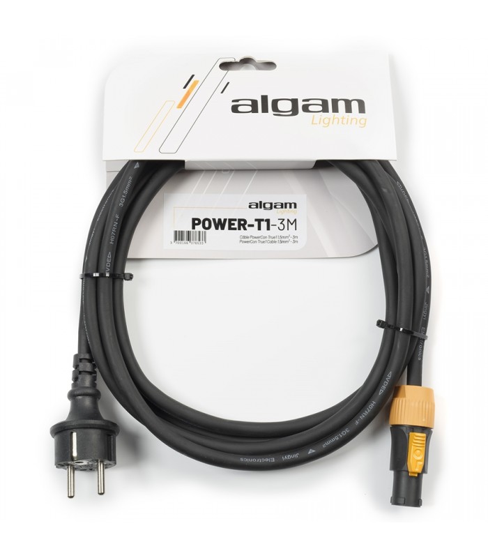 Algam Lighting POWER-T1-3M Cavo Alimentazione CE/pCon TRUE1