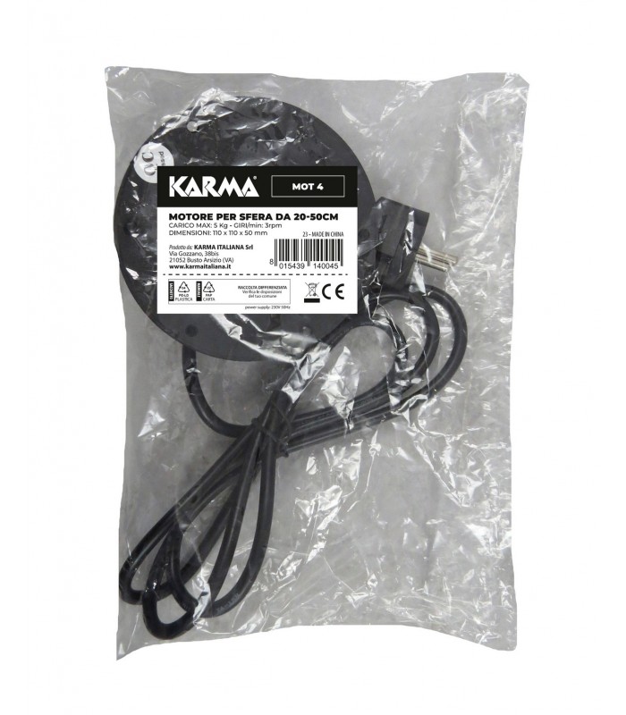 KARMA MOT 4 MOTORE PER SFERA DA 20 A 50CM