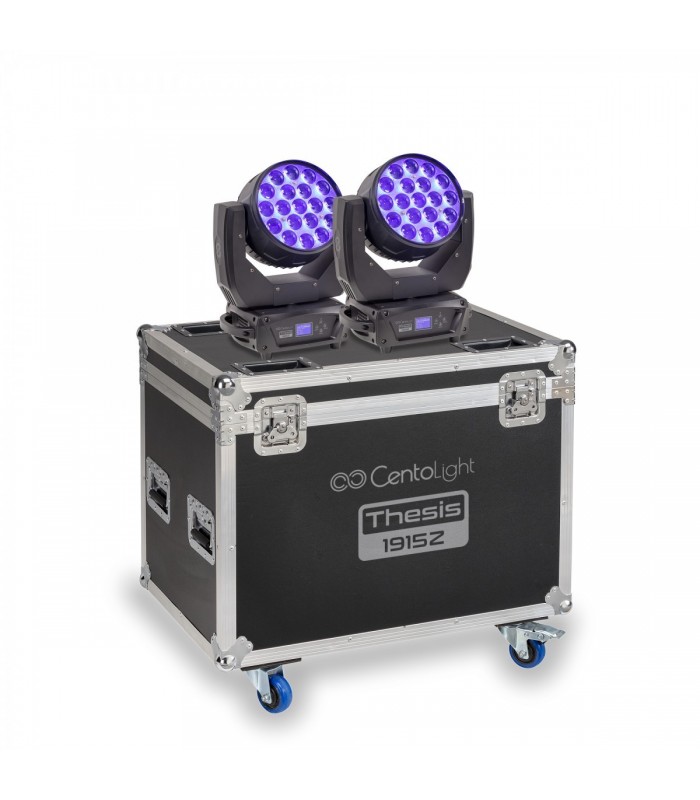 SET 2 TESTE MOBILI CENTOLIGHT THESIS 1915Z CON FLIGHT CASE