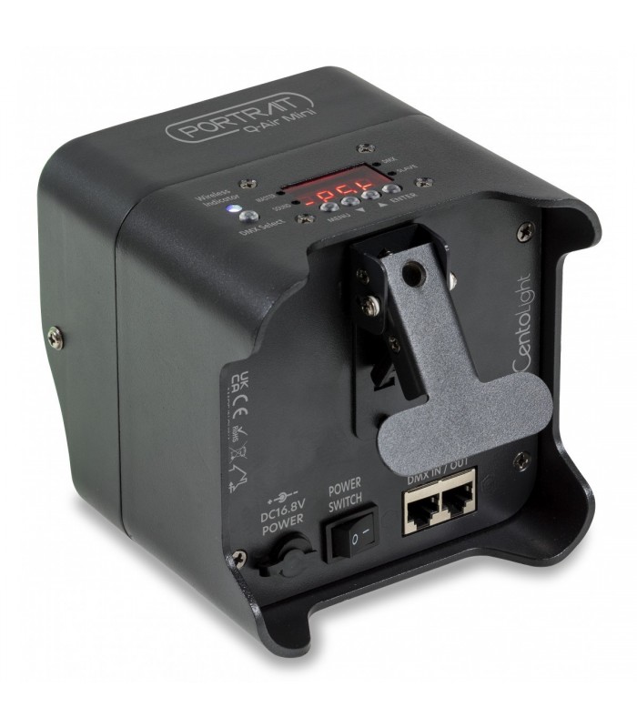 PAR A BATTERIA CENTOLIGHT PORTRAIT Q-Air MINI CON 4 LED DA 12 W RGBWAUV