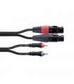 CORDIAL ELEMENTS EU 1 FC CAVO 2x RCA - 2x XLR FEMMINA 1MT
