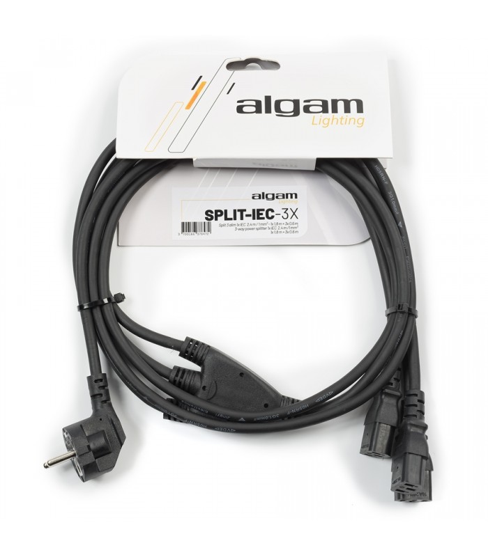 Algam Lighting SPLIT-IEC-3X Cavo Alimentazione 2,4mt