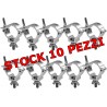 PROTRUSS C6011A 10 PEZZI CLAMP GANCIO ALISCAF PER TRUSS