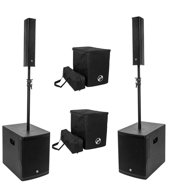 BUNDLE ELOKANCE E SLIM 110 SISTEMA AUDIO A COLONNA 800W CON CUSTODIA