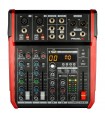 PROEL PLAYMIX6 MIXER AUDIO USB BT CON EFFETTI VOCE 6 CANALI