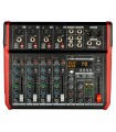 PROEL PLAYMIX8 MIXER AUDIO USB BT CON EFFETTI VOCE 8 CANALI