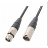 PD CONNEX CAVO DMX 3 POLI XLR MASCHIO / XLR FEMMINA DA 1,5 MT