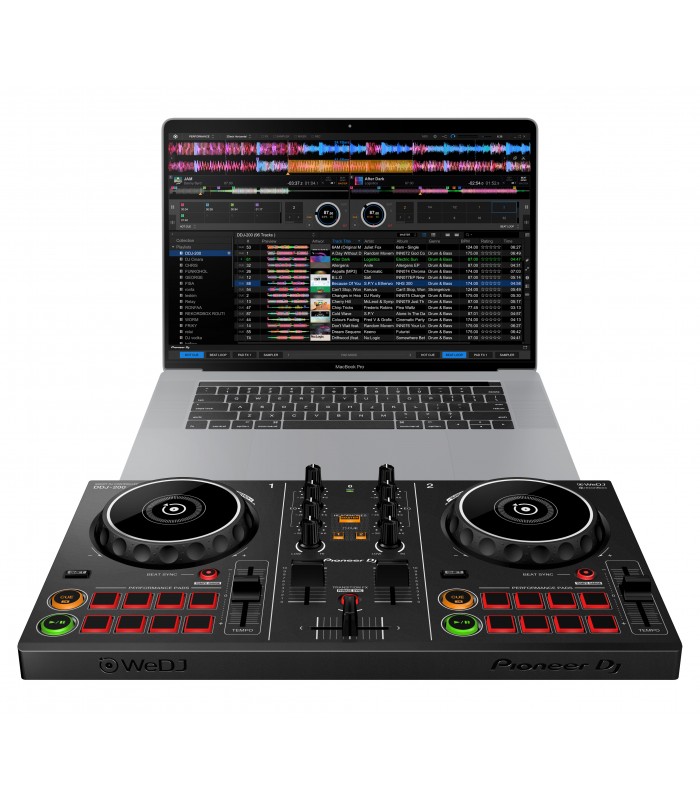PIONEER DDJ 200 CONTROLLER DJ USB CON REKORDBOX E WeDJ