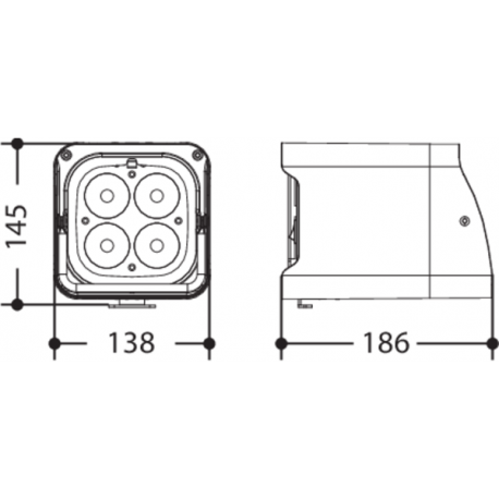 PROLIGHTS SMARTBATHEX WH PROIETTORE LED PORTATILE A BATTERIA RGBWAP/FC DMX