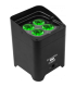 PROLIGHTS SMARTBATHEX BK PROIETTORE PORTATILE A BATTERIA LED RGBWAP